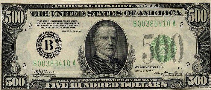 collectible us dollar bills